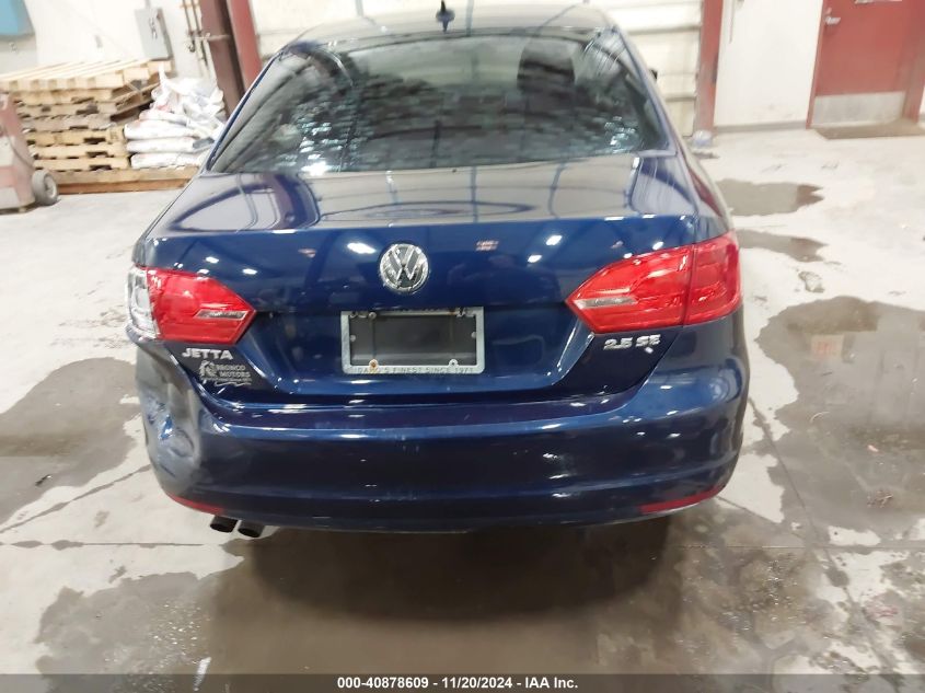 2011 Volkswagen Jetta 2.5L Se VIN: 3VWDZ7AJ6BM318354 Lot: 40878609