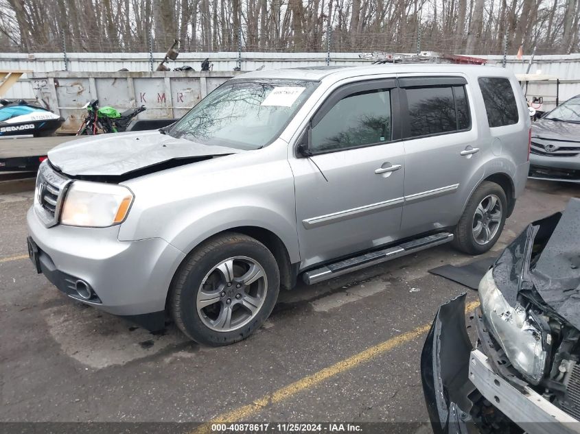 VIN 5FNYF4H35FB074936 2015 Honda Pilot, SE no.2