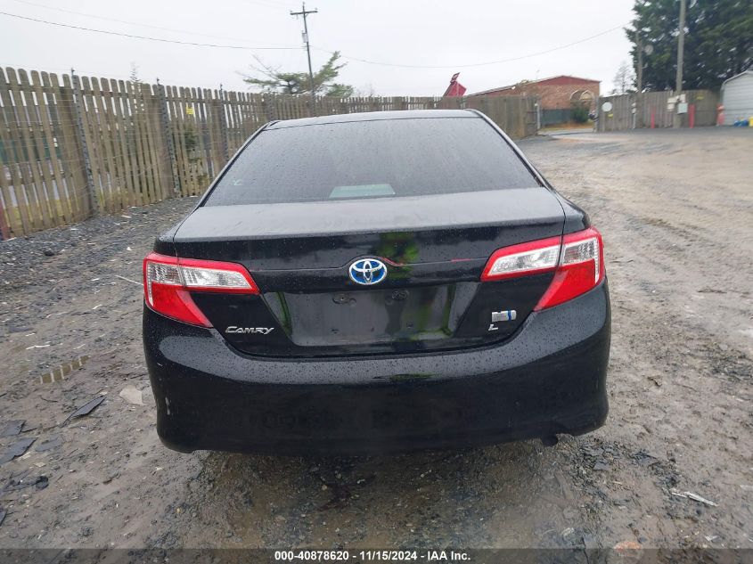 2014 Toyota Camry Hybrid Le VIN: 4T1BD1FK4EU115529 Lot: 40878620