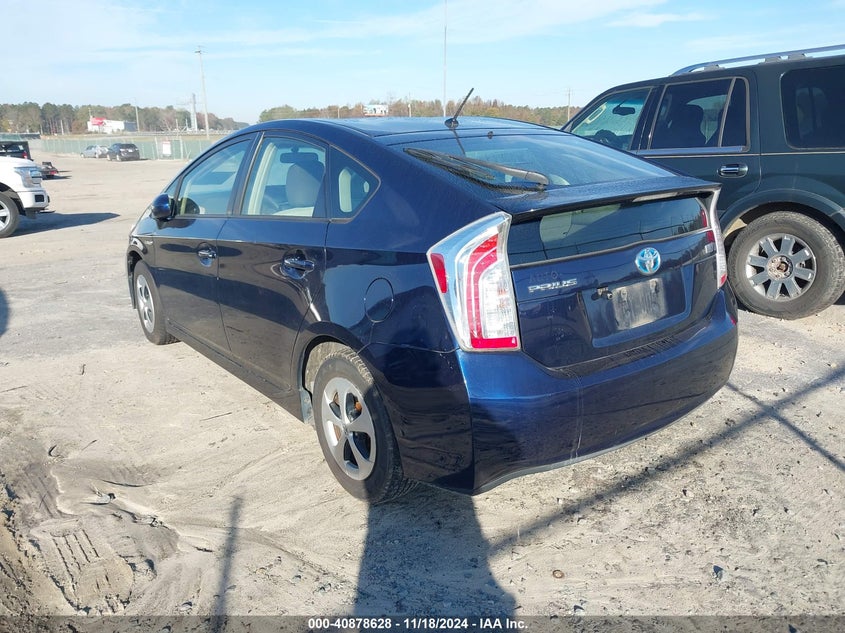Vin: jtdkn3du7e0377568, lot: 41368291, toyota prius two 20143