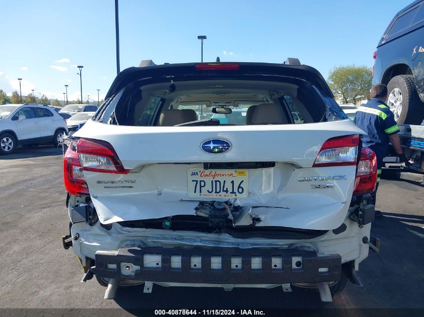 2016 Subaru Outback 3.6R Limited VIN: 4S4BSENC4G3272137 Lot: 40878644