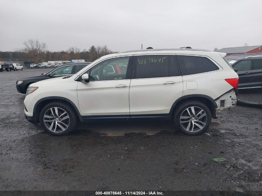 2018 Honda Pilot Touring VIN: 5FNYF6H92JB034497 Lot: 40878645