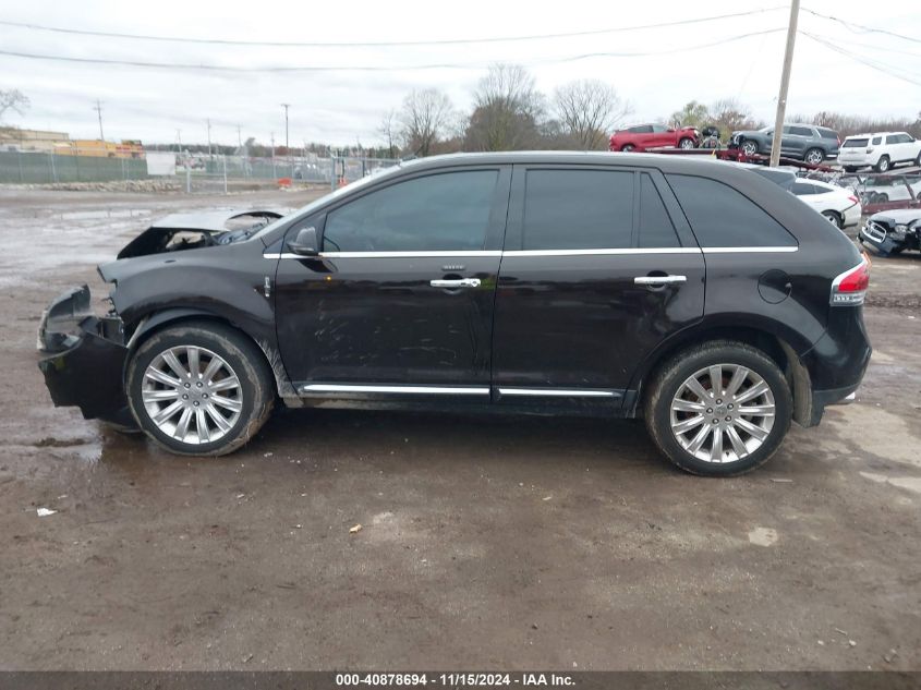 2013 Lincoln Mkx VIN: 2LMDJ8JK8DBL21124 Lot: 40878694