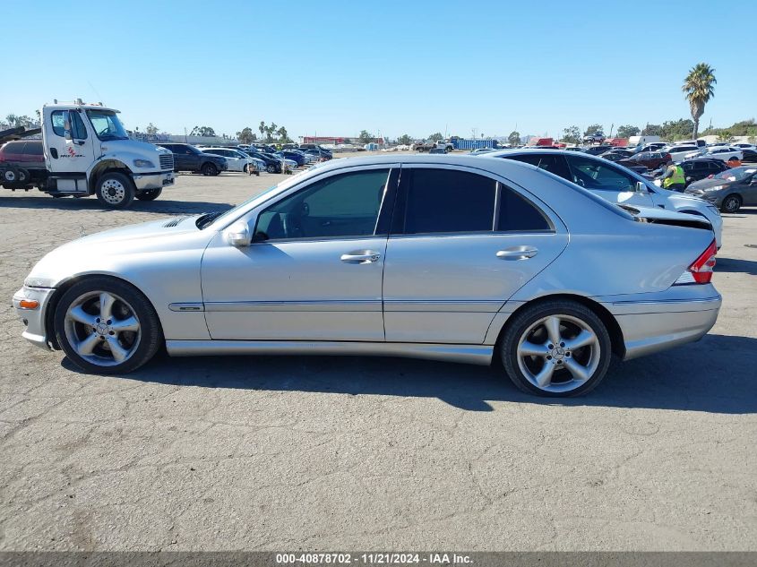 2005 Mercedes-Benz C 230 Kompressor Sport VIN: WDBRF40J75F677037 Lot: 40878702