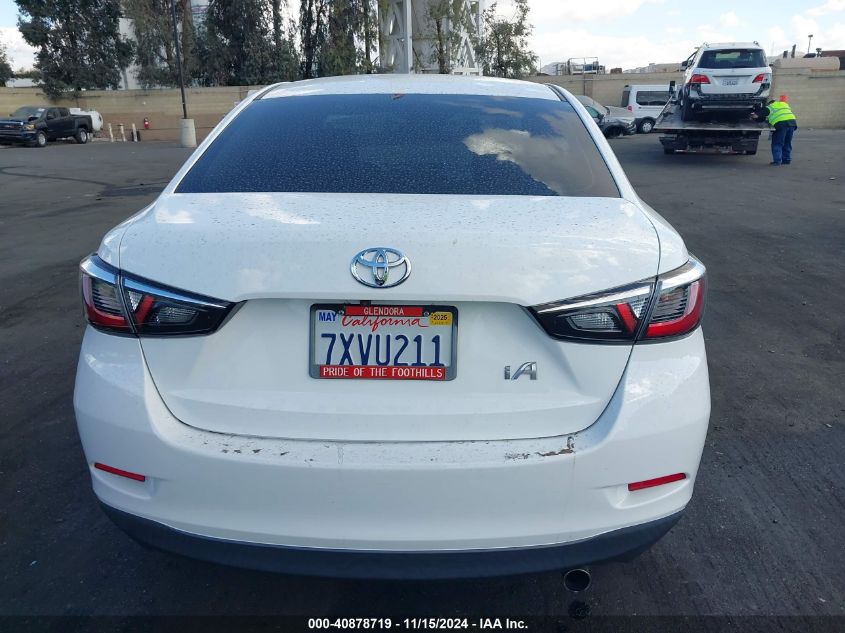 VIN 3MYDLBYV9HY167187 2017 TOYOTA YARIS IA