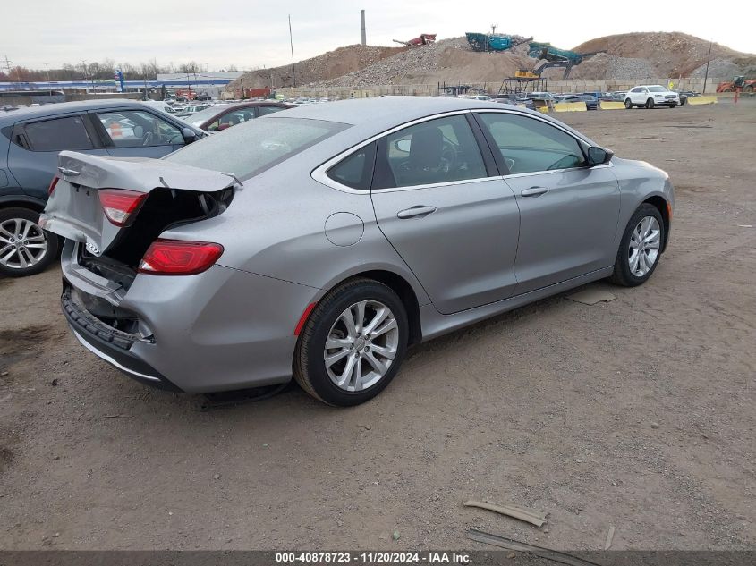 2016 Chrysler 200 Limited VIN: 1C3CCCAB7GN101527 Lot: 40878723