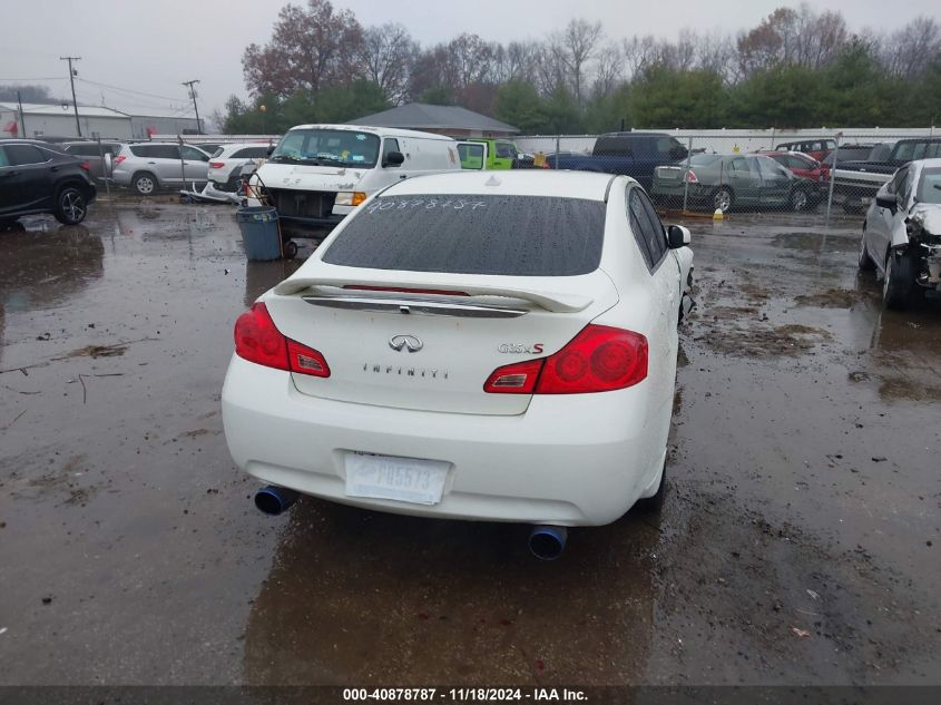 2008 Infiniti G35X VIN: JNKBV61F88M274775 Lot: 40878787