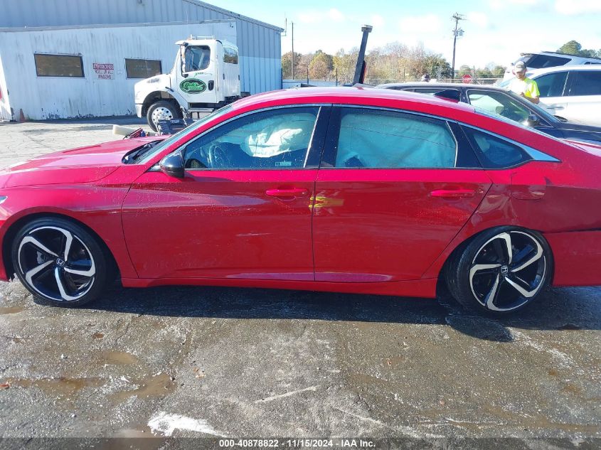 VIN 1HGCV1F30MA064014 2021 HONDA ACCORD SPORT