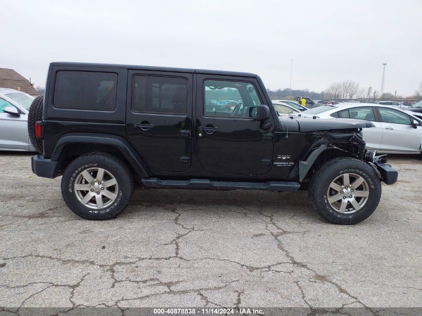 2017 Jeep Wrangler Unlimited Sahara 4X4 VIN: 1C4BJWEG5HL672435 Lot: 40878838