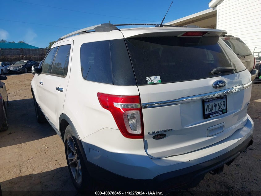 Vin: 1fmhk8f81bga90693, lot: 41368508, ford explorer limited 20113