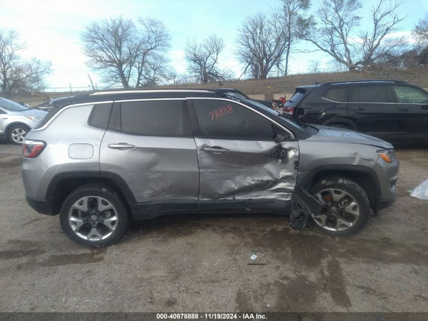 2018 Jeep Compass Limited 4X4 VIN: 3C4NJDCB3JT262848 Lot: 40878888