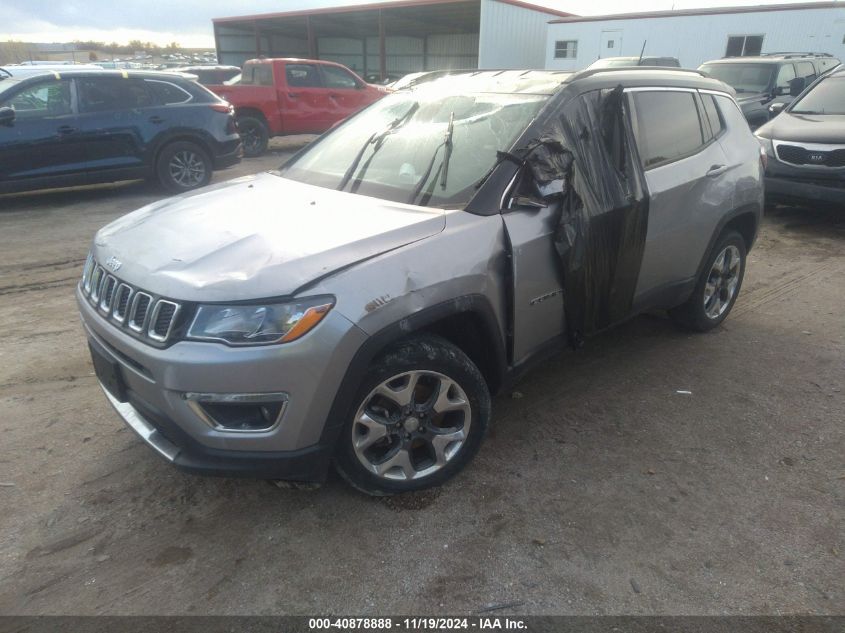 2018 Jeep Compass Limited 4X4 VIN: 3C4NJDCB3JT262848 Lot: 40878888