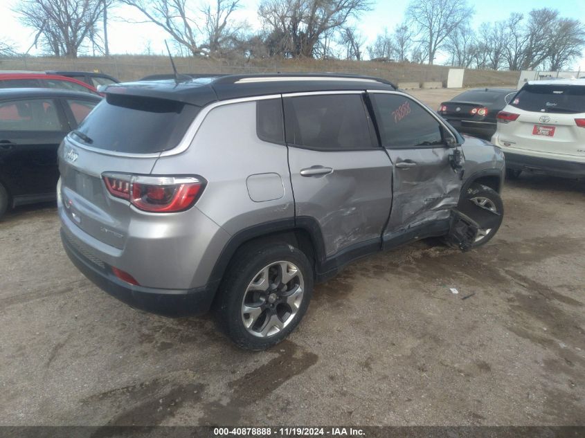 2018 Jeep Compass Limited 4X4 VIN: 3C4NJDCB3JT262848 Lot: 40878888