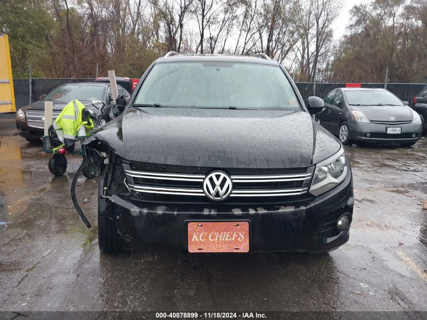 2015 Volkswagen Tiguan Se VIN: WVGAV7AX3FW523587 Lot: 40878899