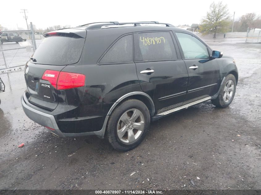 2007 Acura Mdx Sport Package VIN: 2HNYD28507H546512 Lot: 40878907