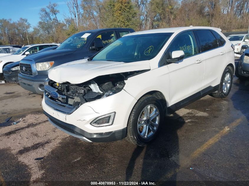 VIN 2FMTK4J83FBC16866 2015 Ford Edge, Sel no.2