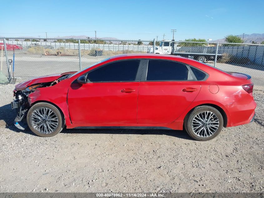 2022 Kia Forte Gt-Line VIN: 3KPF54AD6NE470326 Lot: 40878962