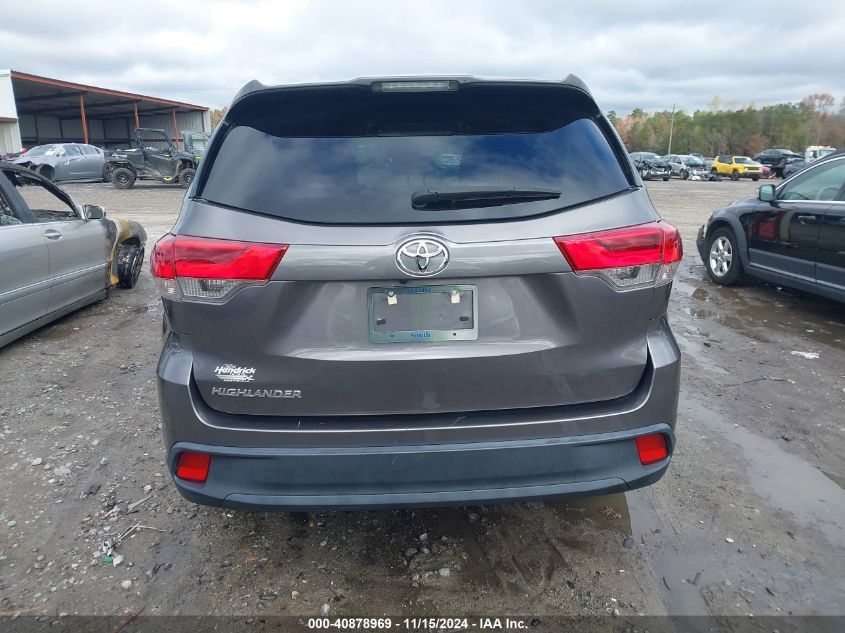 2019 Toyota Highlander Le VIN: 5TDZARFHXKS056100 Lot: 40878969