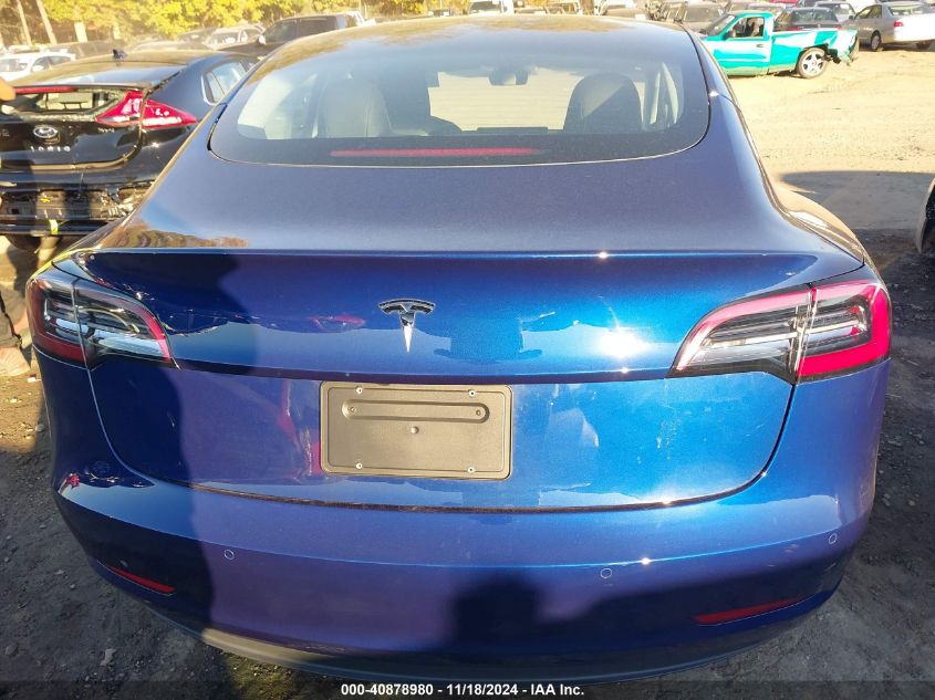 2021 Tesla Model 3 Standard Range Plus Rear-Wheel Drive VIN: 5YJ3E1EA6MF992111 Lot: 40878980