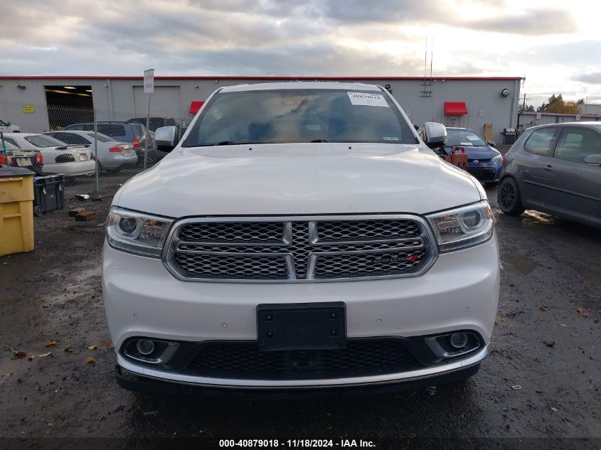 2018 Dodge Durango Citadel Anodized Platinum Awd VIN: 1C4RDJEG9JC117101 Lot: 40879018