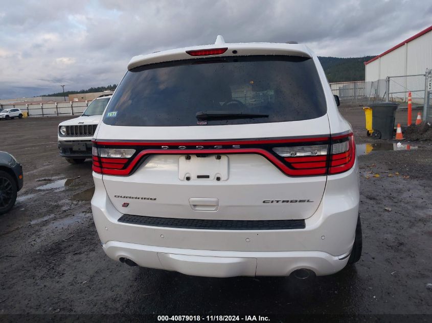 2018 Dodge Durango Citadel Anodized Platinum Awd VIN: 1C4RDJEG9JC117101 Lot: 40879018