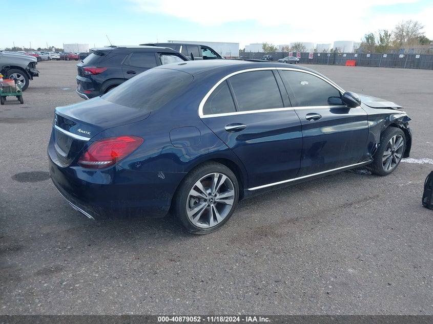 VIN W1KWF8EB8MR649134 2021 MERCEDES-BENZ C 300 4MATIC