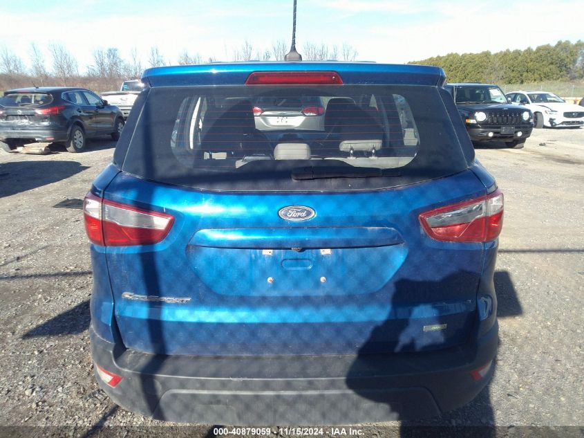 2020 Ford Ecosport S VIN: MAJ3S2FE5LC365790 Lot: 40879059