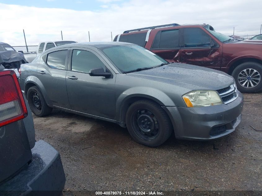 2013 Dodge Avenger Se V6 VIN: 1C3CDZAG9DN749541 Lot: 40879075