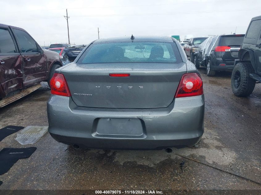 2013 Dodge Avenger Se V6 VIN: 1C3CDZAG9DN749541 Lot: 40879075