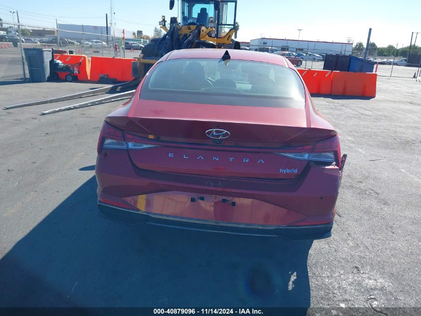 2023 Hyundai Elantra Hybrid Limited VIN: KMHLN4AJ2PU092093 Lot: 40879096