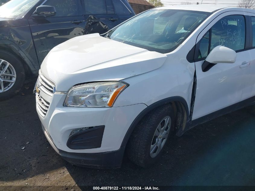 2016 Chevrolet Trax 1Ls VIN: 3GNCJKSB8GL235917 Lot: 40879122