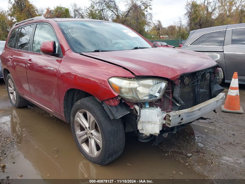 2009 Toyota Highlander Sport VIN: JTEES43A392137376 Lot: 40879127