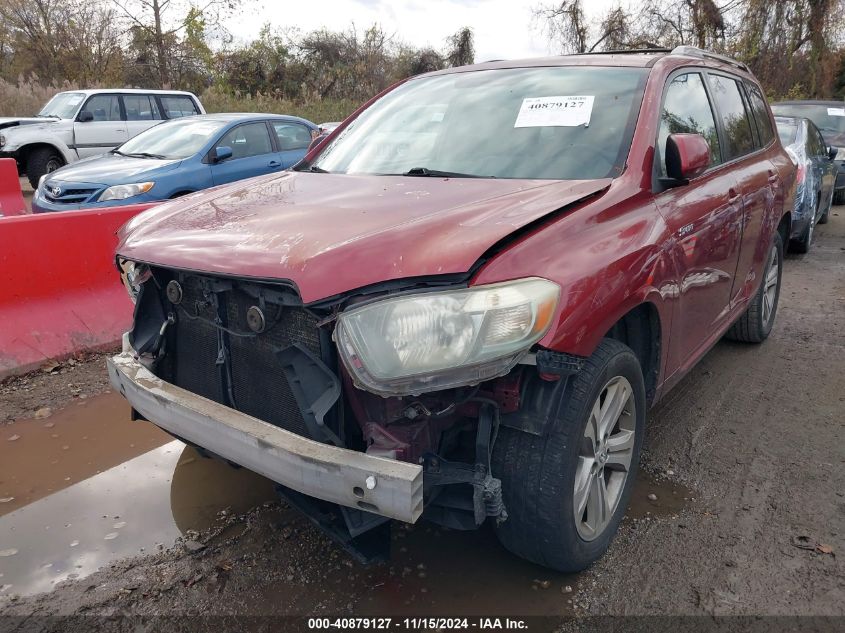 2009 Toyota Highlander Sport VIN: JTEES43A392137376 Lot: 40879127