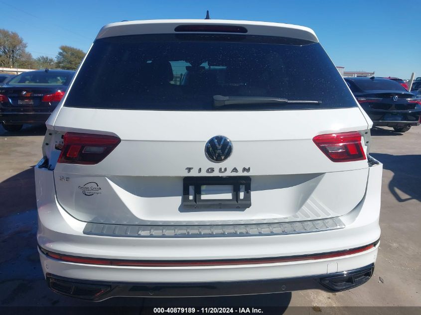 2022 Volkswagen Tiguan 2.0T Se R-Line Black VIN: 3VVCB7AX3NM039943 Lot: 40879189