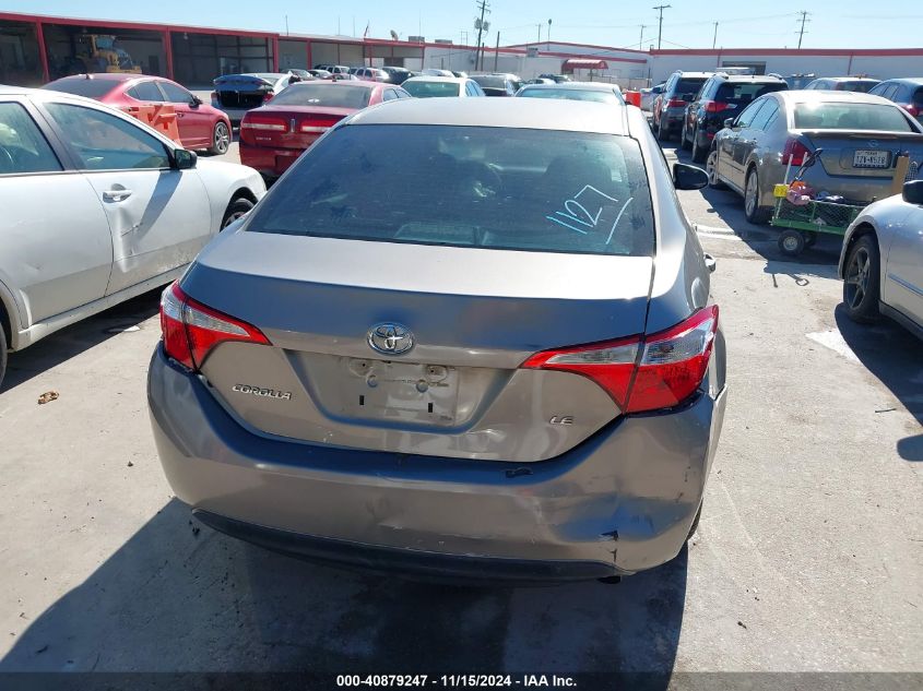 2014 Toyota Corolla Le VIN: 5YFBURHE5EP127745 Lot: 40879247