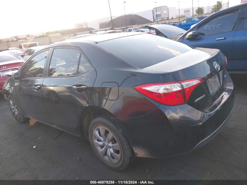 2016 Toyota Corolla Le VIN: 2T1BURHEXGC520689 Lot: 40879258