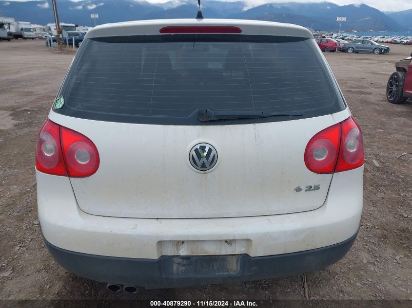2007 VOLKSWAGEN RABBIT VIN: WVWDS71K37W278791