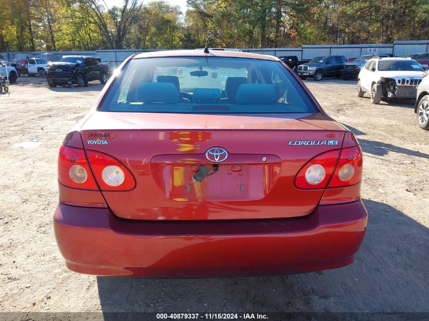 2008 Toyota Corolla Le VIN: 2T1BR32E68C924193 Lot: 40879337