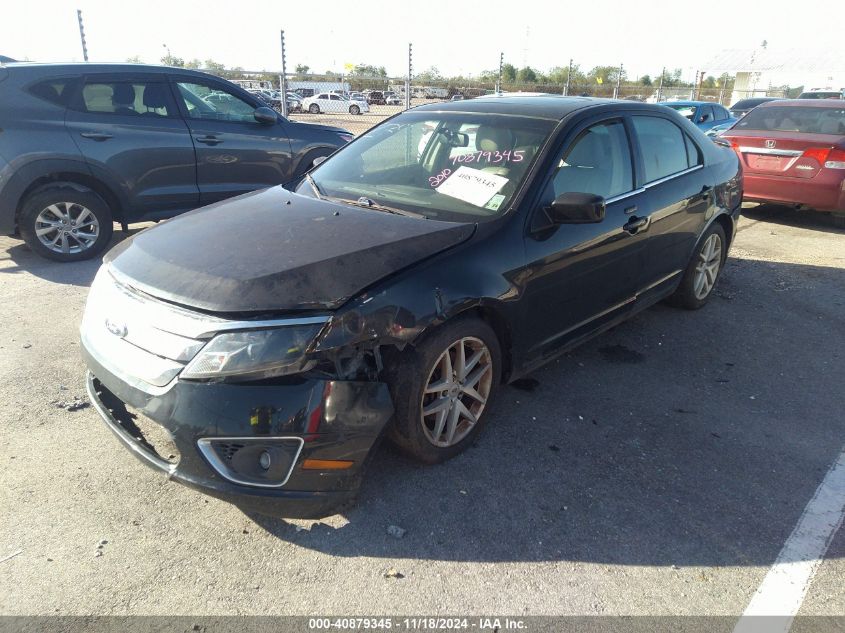 2010 Ford Fusion Sel VIN: 3FAHP0JA1AR255298 Lot: 40879345