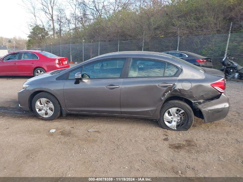 2013 Honda Civic Lx VIN: 19XFB2F55DE272785 Lot: 40879359