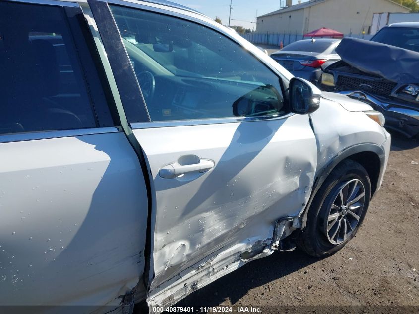 2019 Toyota Highlander Xle VIN: 5TDKZRFH3KS350125 Lot: 40879401