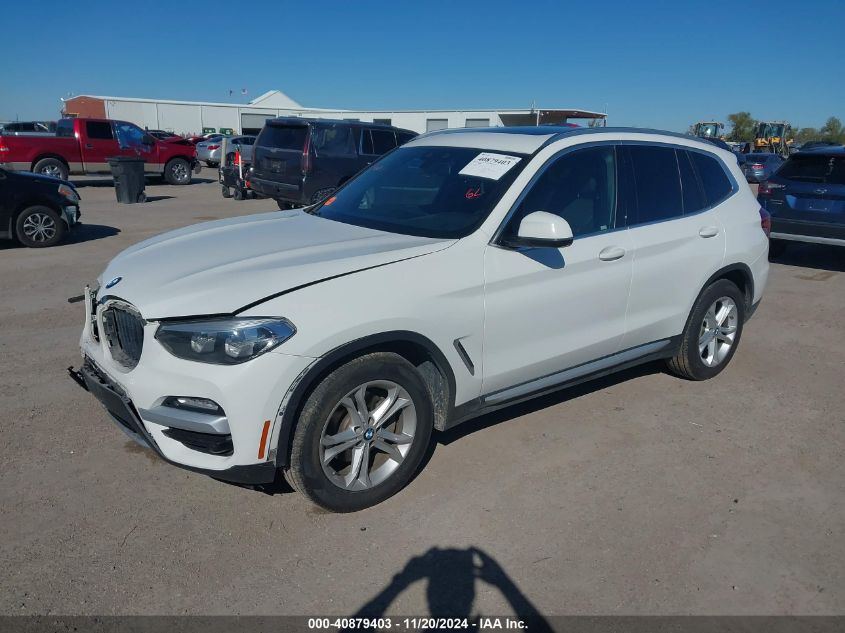 VIN 5UXTR7C53KLF25074 2019 BMW X3, Sdrive30I no.2