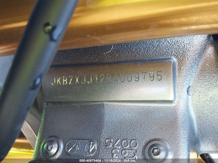 VIN JKBZXJJ12RA009795 2024 KAWASAKI ZX636 K