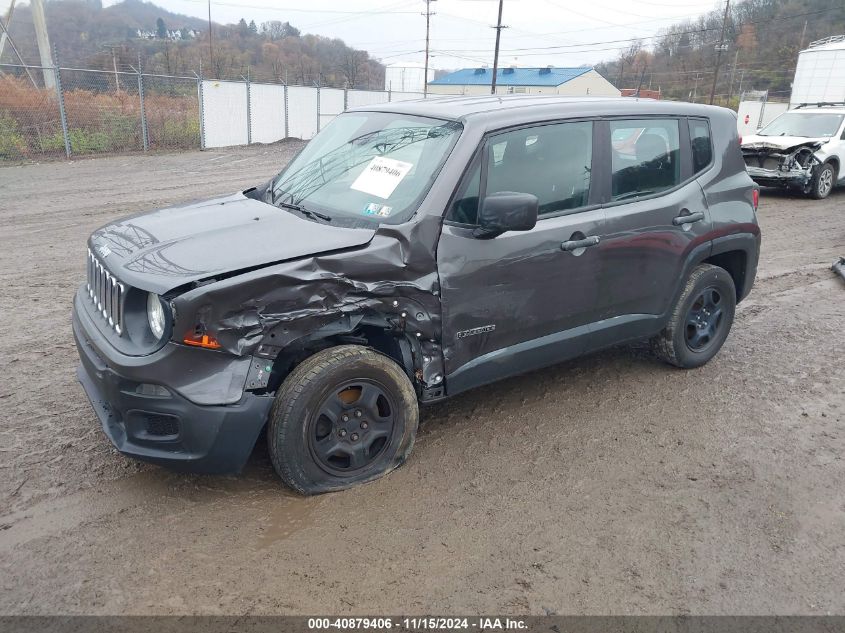 2018 Jeep Renegade Sport 4X4 VIN: ZACCJBAB9JPJ43544 Lot: 40879406