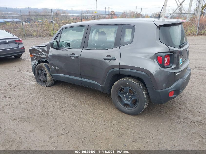 2018 Jeep Renegade Sport 4X4 VIN: ZACCJBAB9JPJ43544 Lot: 40879406