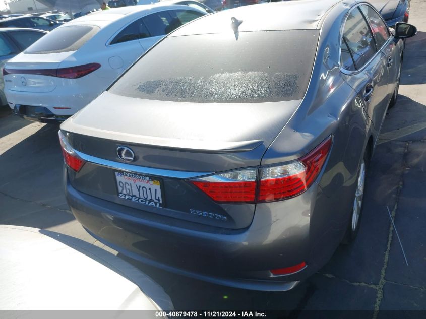 2013 Lexus Es 300H VIN: JTHBW1GG6D2020827 Lot: 40879478