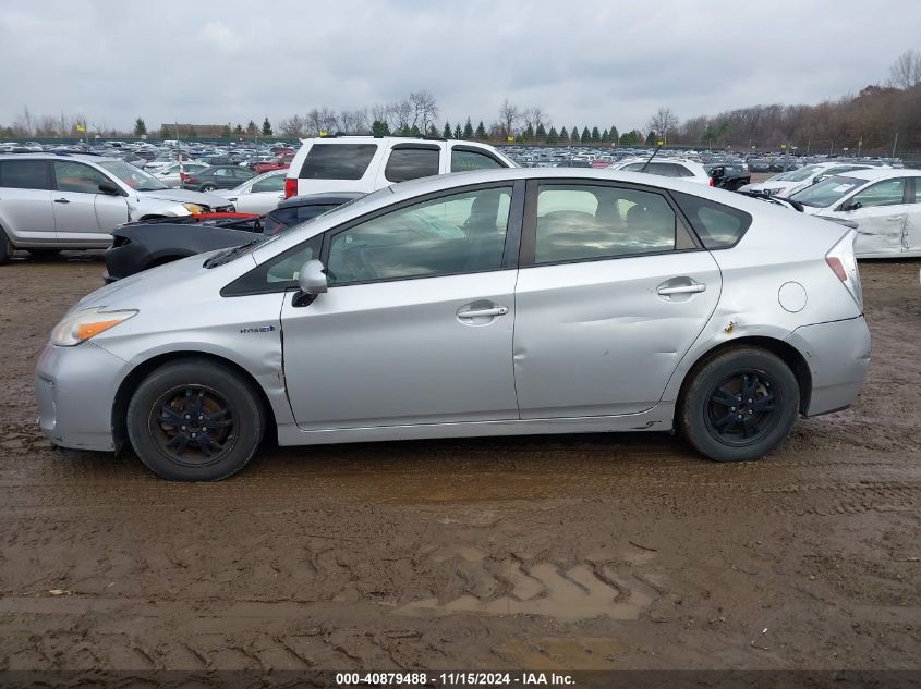 2013 Toyota Prius Three VIN: JTDKN3DU2D1674790 Lot: 40879488