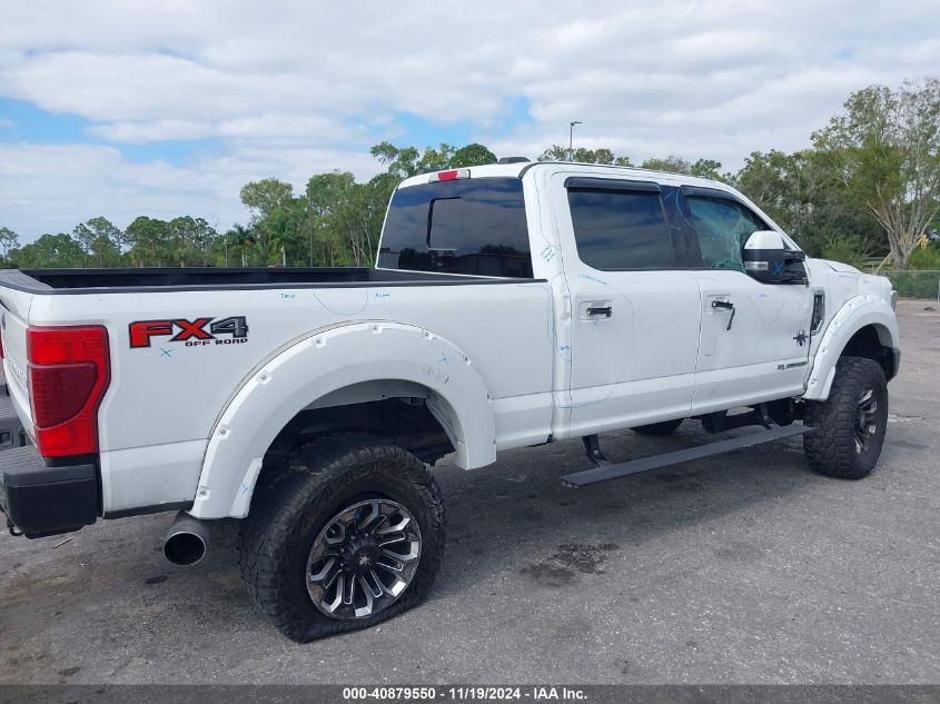 2020 Ford F-250 Lariat VIN: 1FT8W2BT4LEE53811 Lot: 40879550