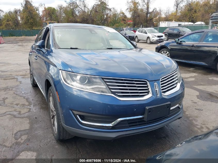 2018 Lincoln Mkx Reserve VIN: 2LMPJ8LP0JBL11866 Lot: 40879586