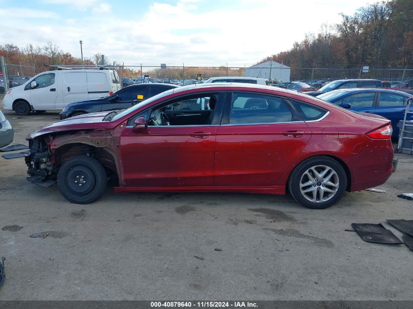 2014 Ford Fusion Se VIN: 3FA6P0HD8ER350809 Lot: 40879640